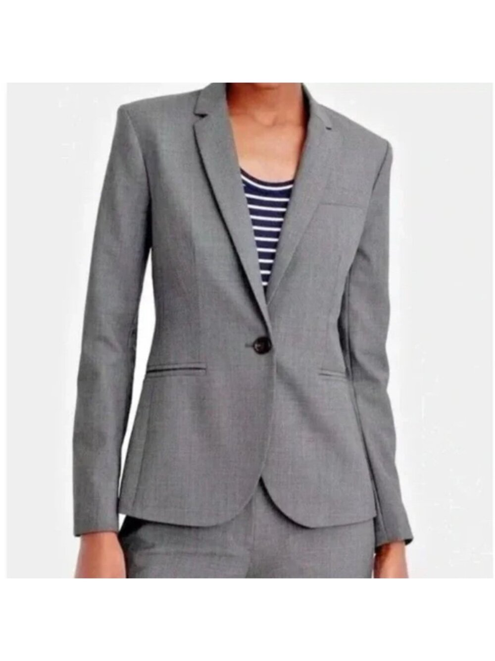 J Crew Gray Wool Blazer  Jacket